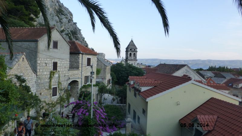 Burg Peovica Omis Kroatien