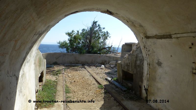 Insel Vis Kroatien Bunker