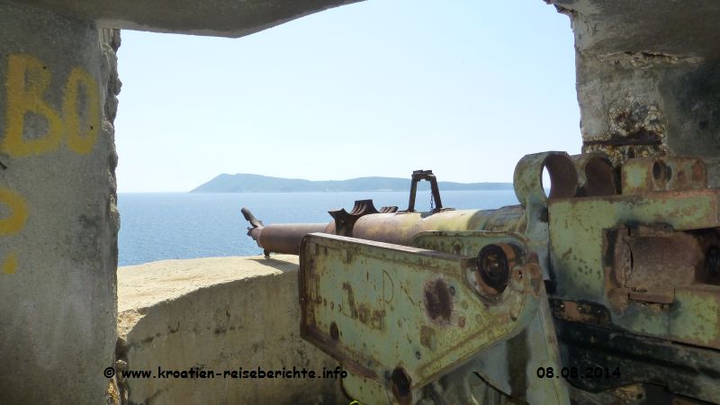 Raketnbasis Insel Vis Kroatien